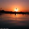 Tramonto su piscina (ah, che fotografo che sono...) ITALIA 
