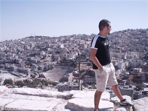 Vista di Amman dalla cittadella...