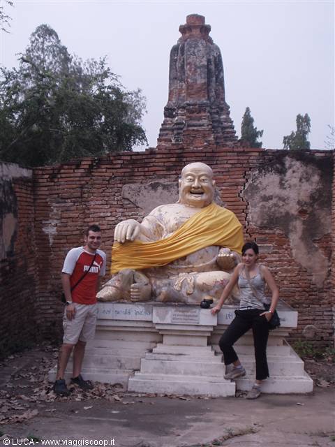 Io, Yoli e happy buddha - Ayuthaya