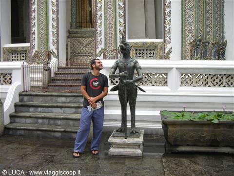 Bankok - Io ed un guerriero...