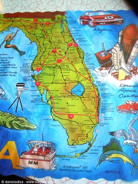 mappa Florida
