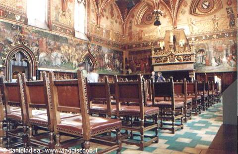 Bruges - Hotel de Ville, interno
