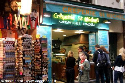 Parigi, creperie Saint Michel