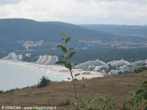 la spiaggia di Albena a nord di Varna
