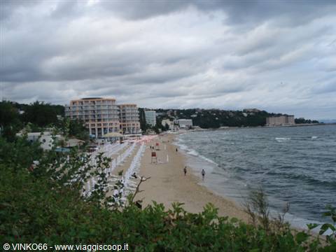 la spiaggia di Sveti Costantin & Elena