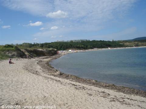 scorcio di spiaggia ad Ahtopol