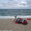 scena comica in spiaggia a Sinemorets BULGARIA 