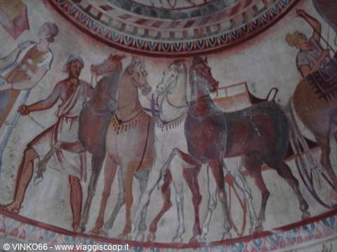 affresco di tomba tracia a Kazanlak