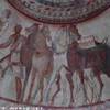affresco di tomba tracia a Kazanlak BULGARIA 