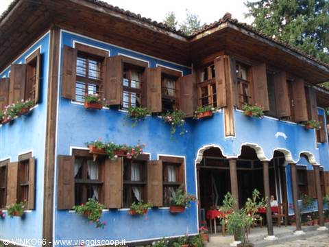 casa antica di Koprivishtitsa adibita a ristorante