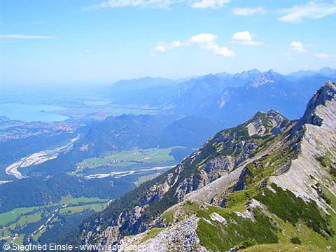 Fussen vista dall'alto