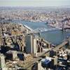 dal tetto dellaTorre Sud delle twin il Brooklin e il Manhattan Bridge  STATI UNITI D'AMERICA 