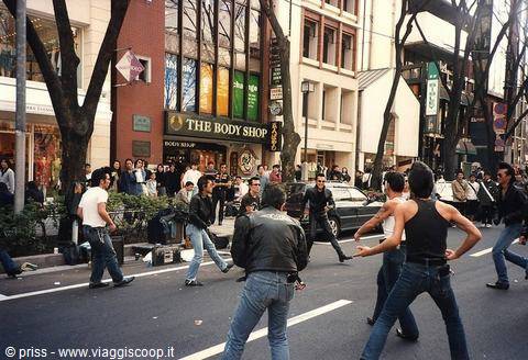 dei simpatici rockers ad omotesando