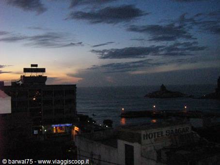 KANYAKUMARI:Dalla finestra dell'hotel