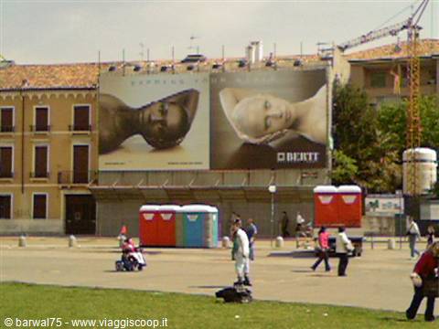 Un lato del "Prato della Valle"
