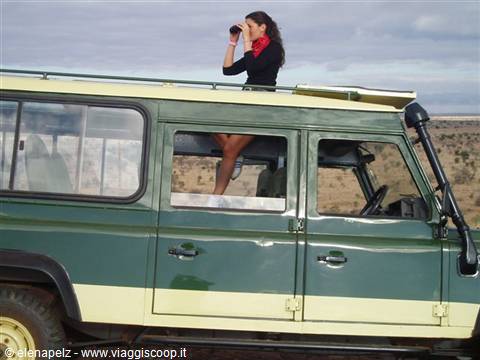 Sulla jeep a Lion's Rock
