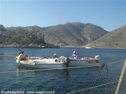 Turchia-Baia di Bozuk. Il mercatino fluttuante