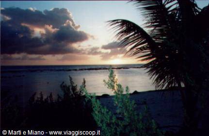 Rangiroa - Agosto 2000 - Tramonto