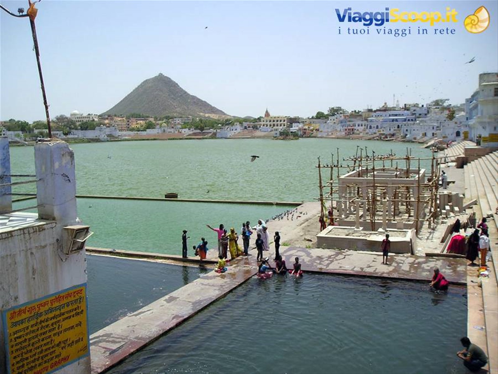 il lago sacro di Pushkar