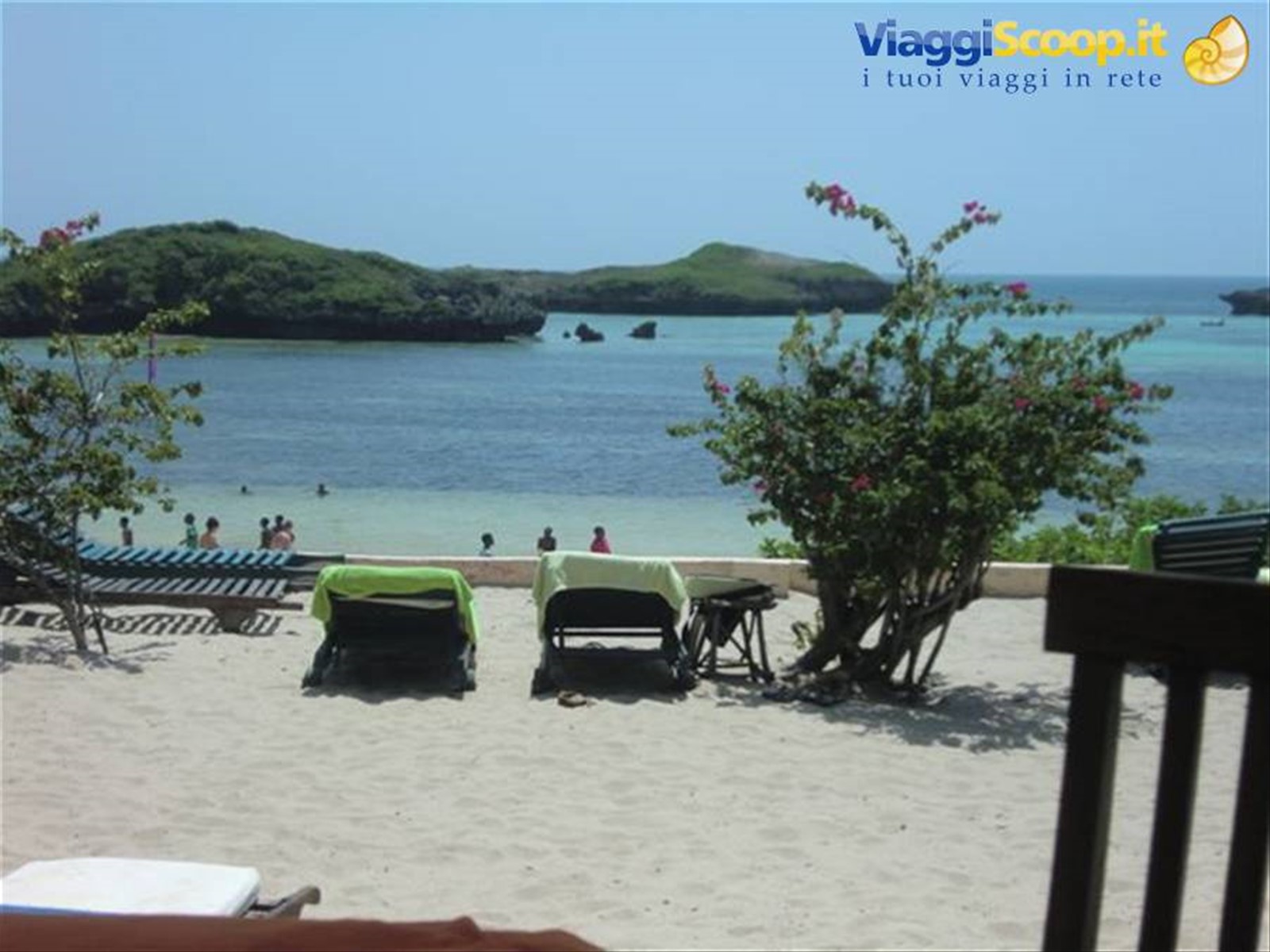 VISTA SU BLUE LAGOON DAL RISTORANTE MAPANGO ACQUARIUS