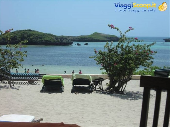 VISTA SU BLUE LAGOON  DAL RISTORANTE MAPANGO ACQUARIUS