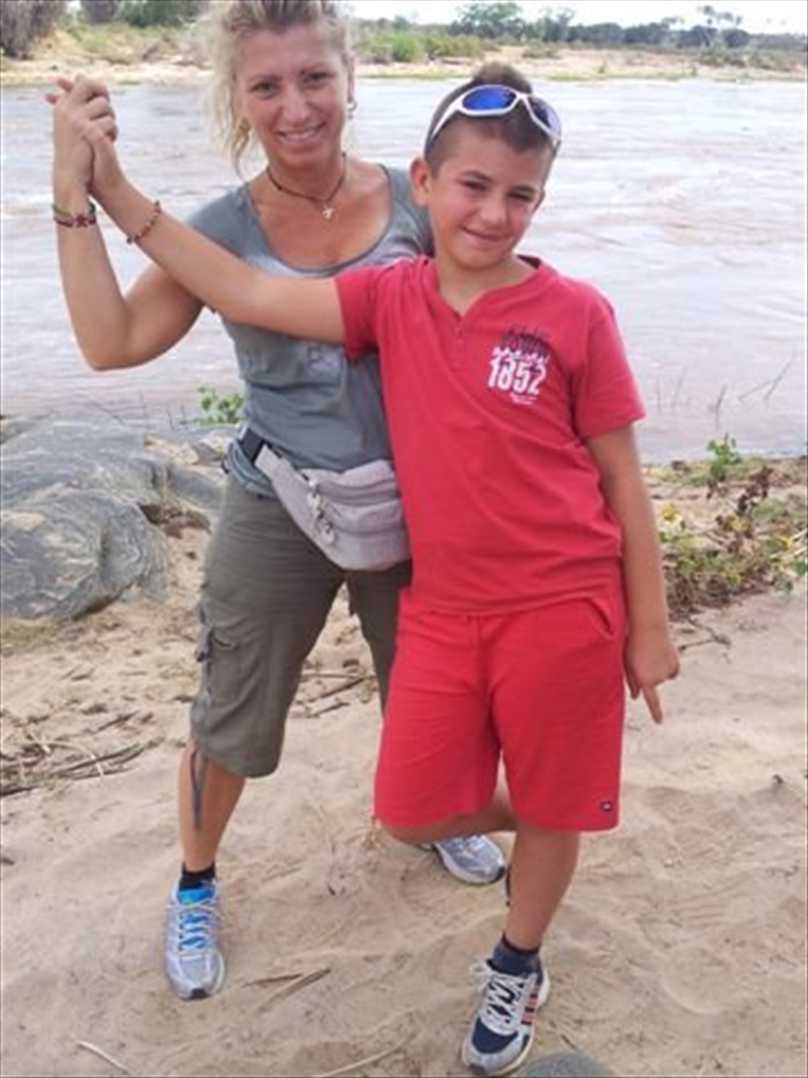 ANDREA E SUA MAMMA CINZIA ALL'HIPPO POINT ALLO TSAVO EST