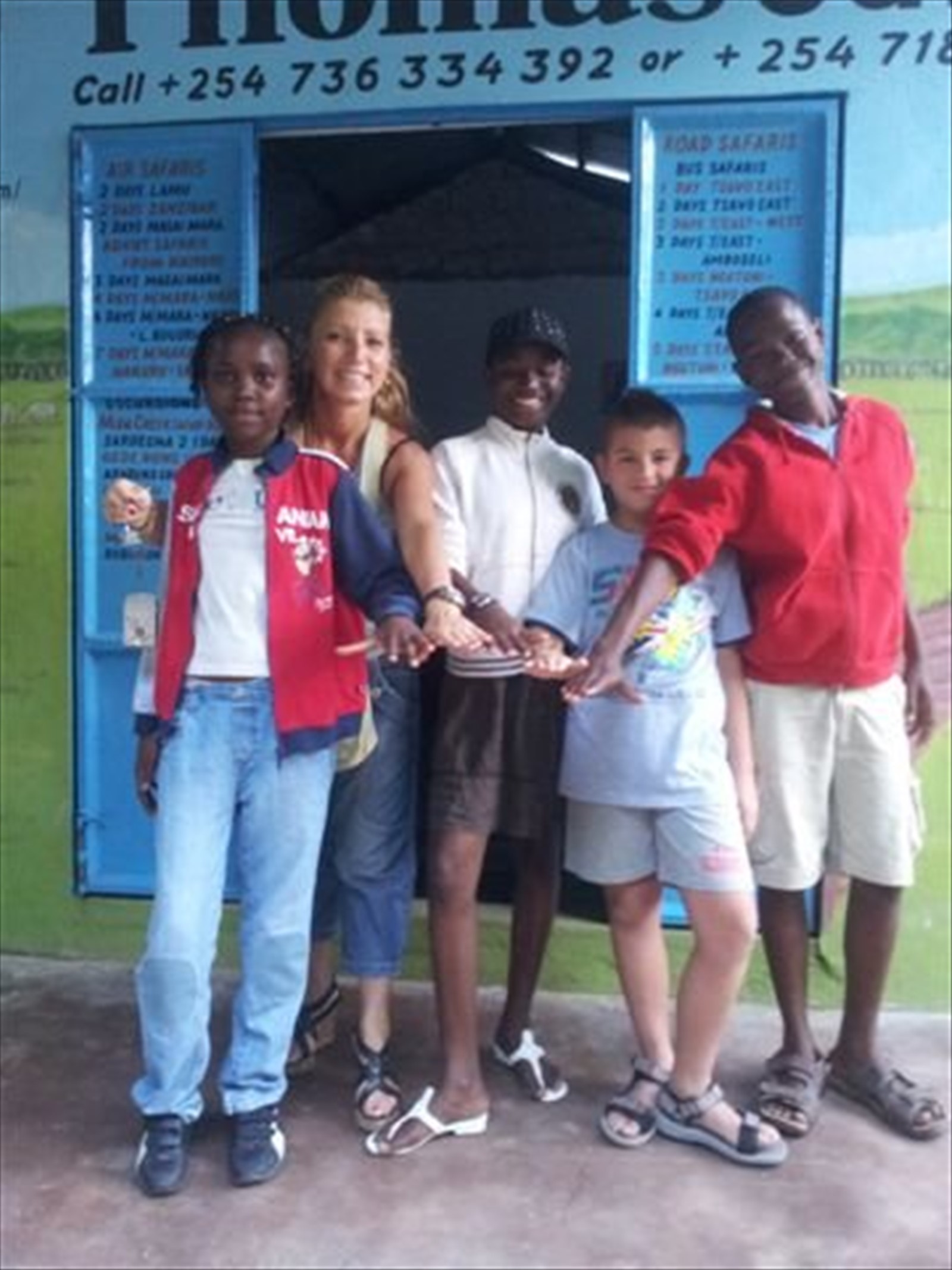 I NIPOTI DI THOMAS:BELLA 10 ANNI, SIENA 13 ANNI ED ANTHONY 15 ANNI CON CINZIA ED ANDREA