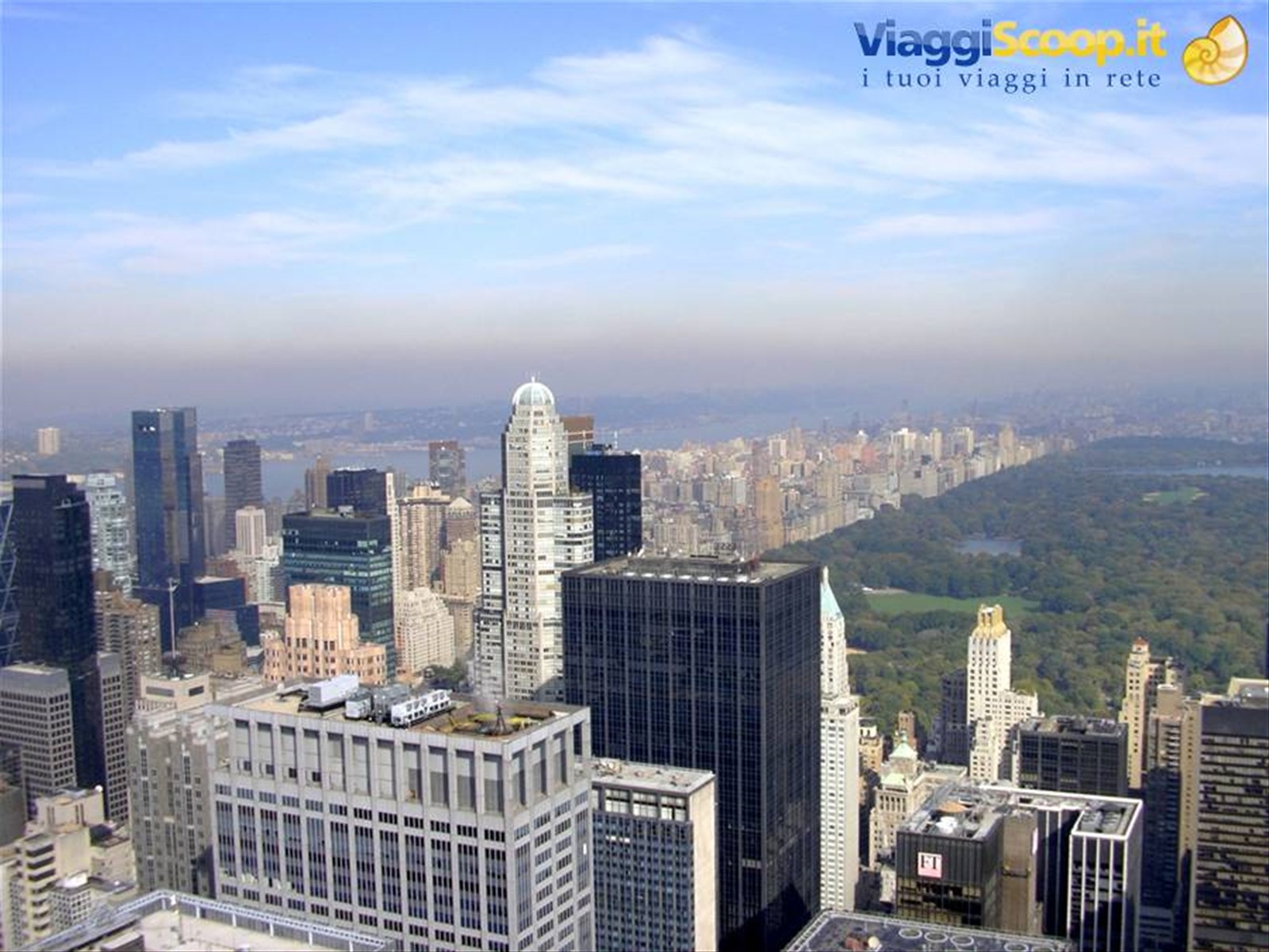 vista su Central Park dal Top of the Rock