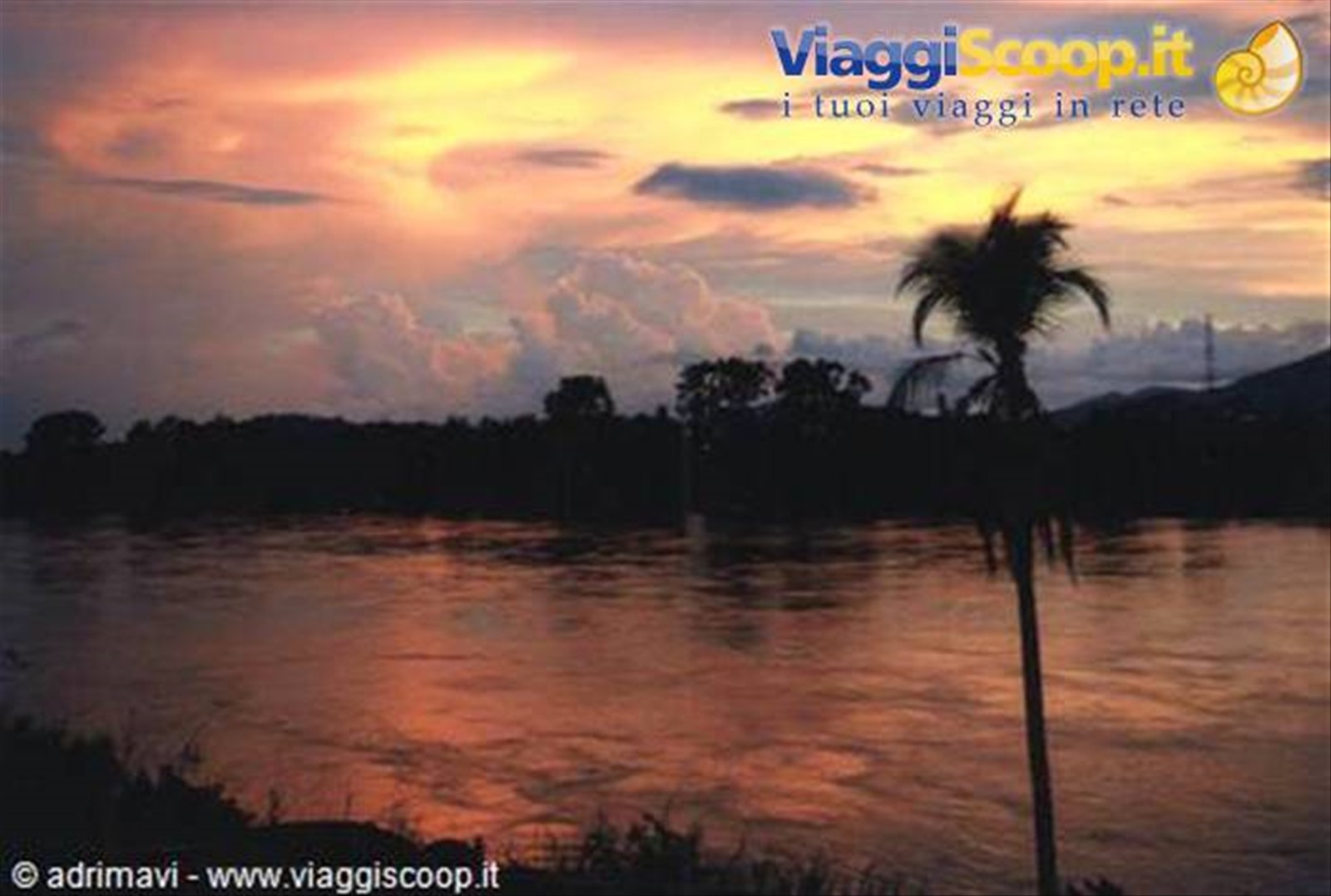 tramonto sul Mekong - Huay Xai