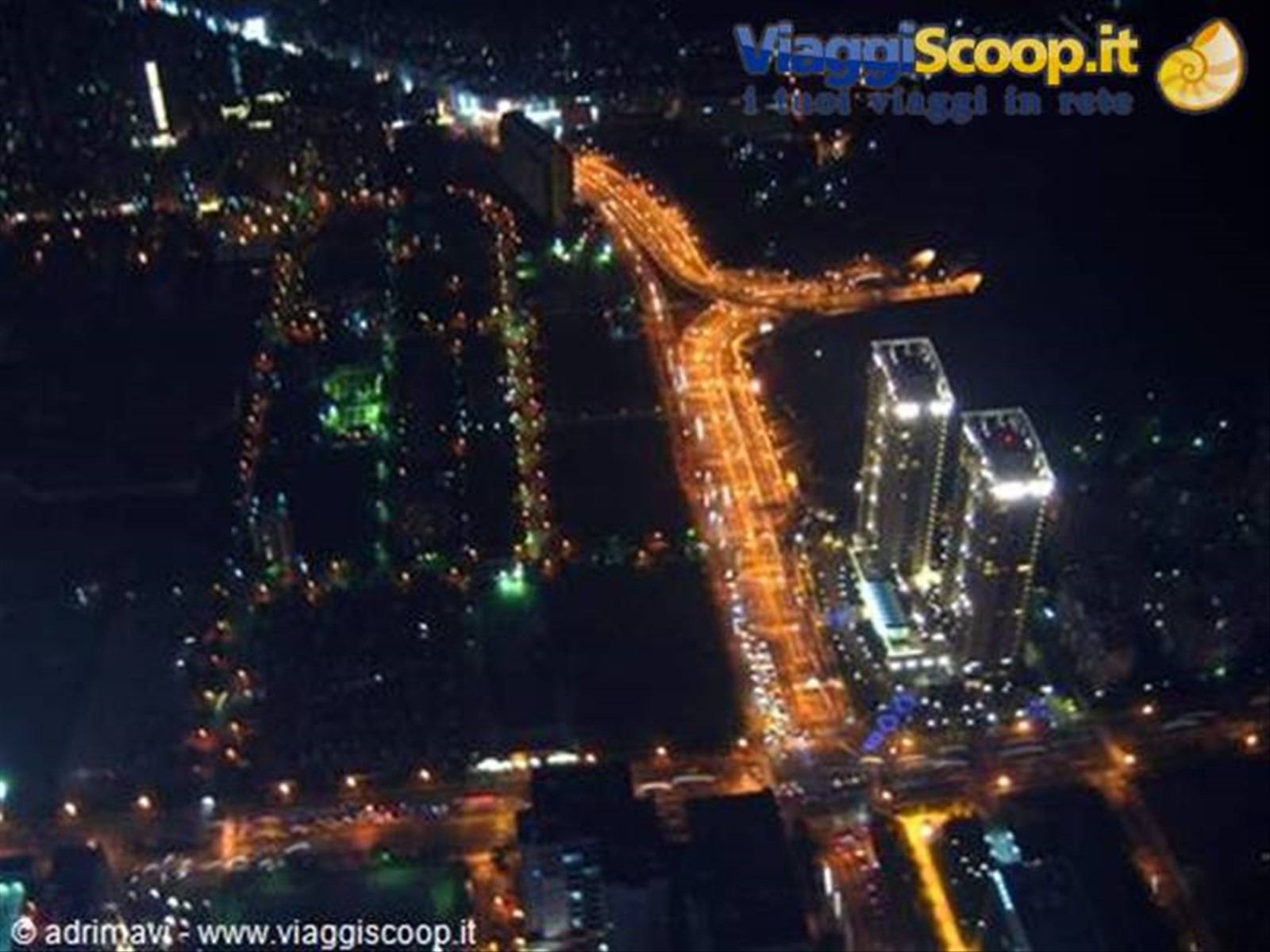 veduta dall'alto dei Taipei 101