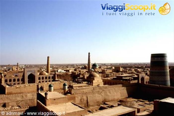 Khiva - Ichon-Qala veduta dall'Ark