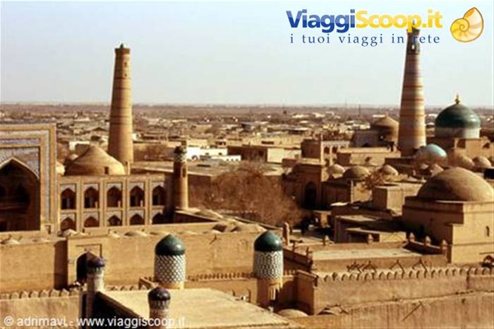 Khiva - Icho-Qala veduta dall'Ark