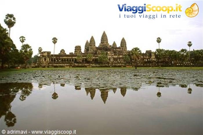Angor-Wat al tramonto
