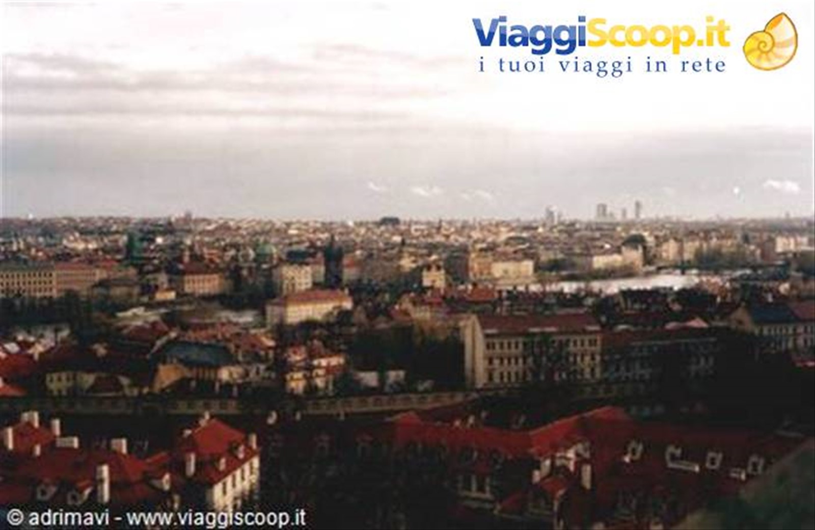 veduta di Praga dal castello di Hrad