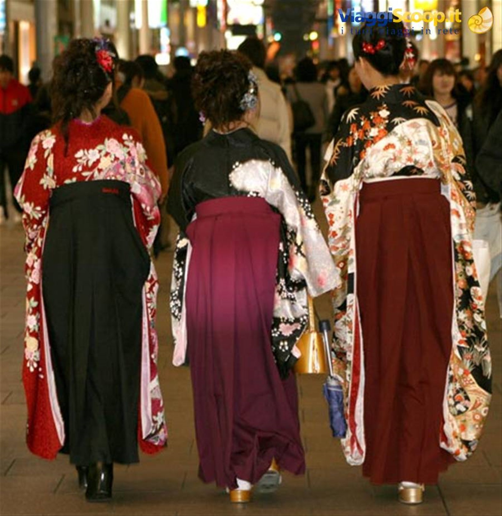 donne in kimono