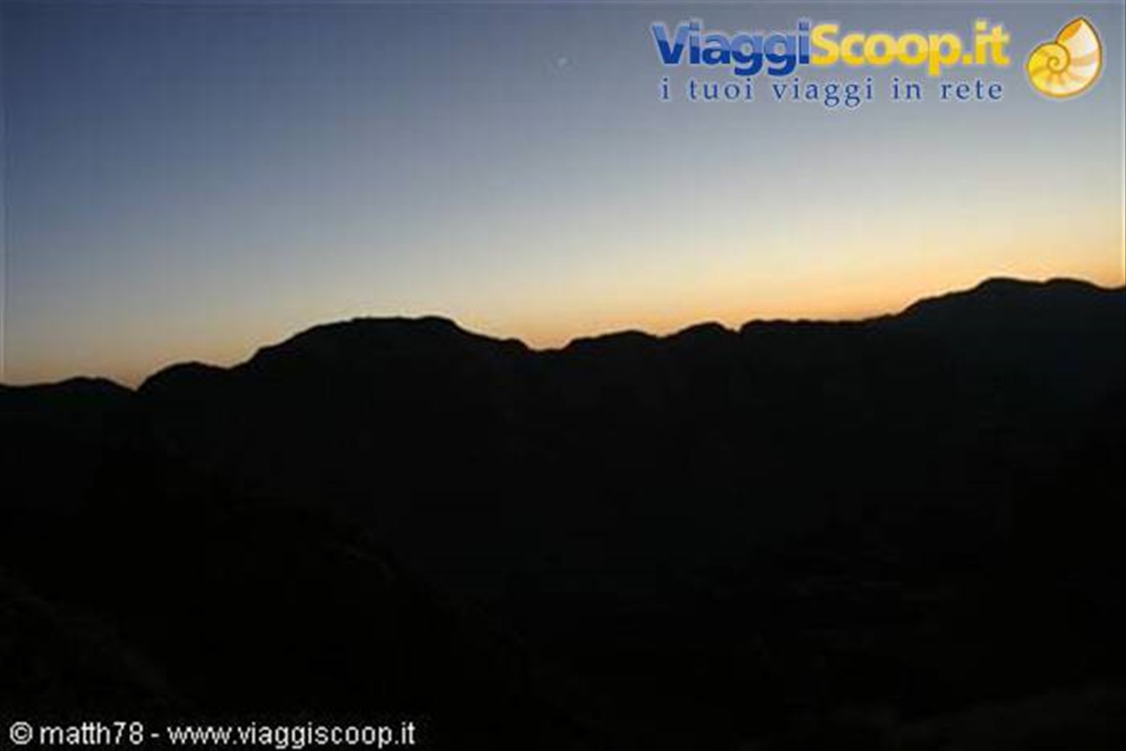 La magia della notte nel Sinai (da fare rigorosamente in formula Turista fai da te)