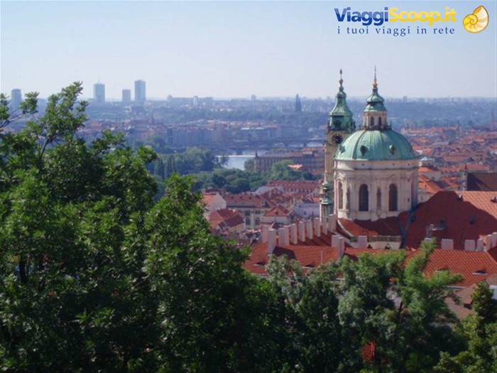 Splendida vista dal Castello di Praga