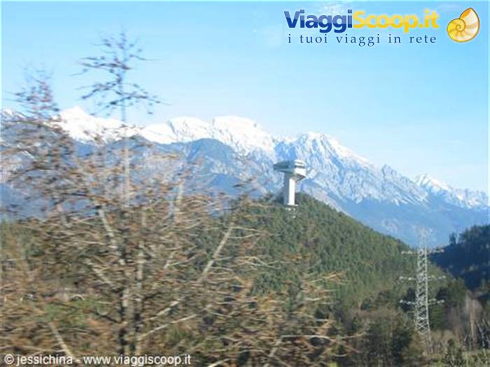 trampolino per i salti delle olimpiadi invernali
