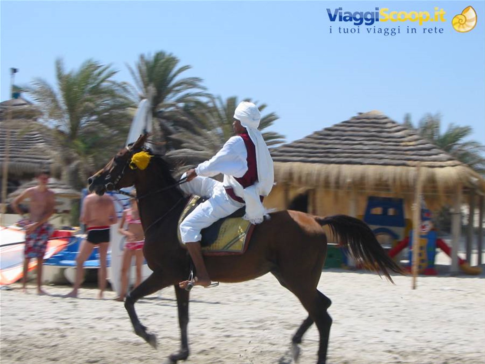 corsa dei tuareg sulla spiaggia