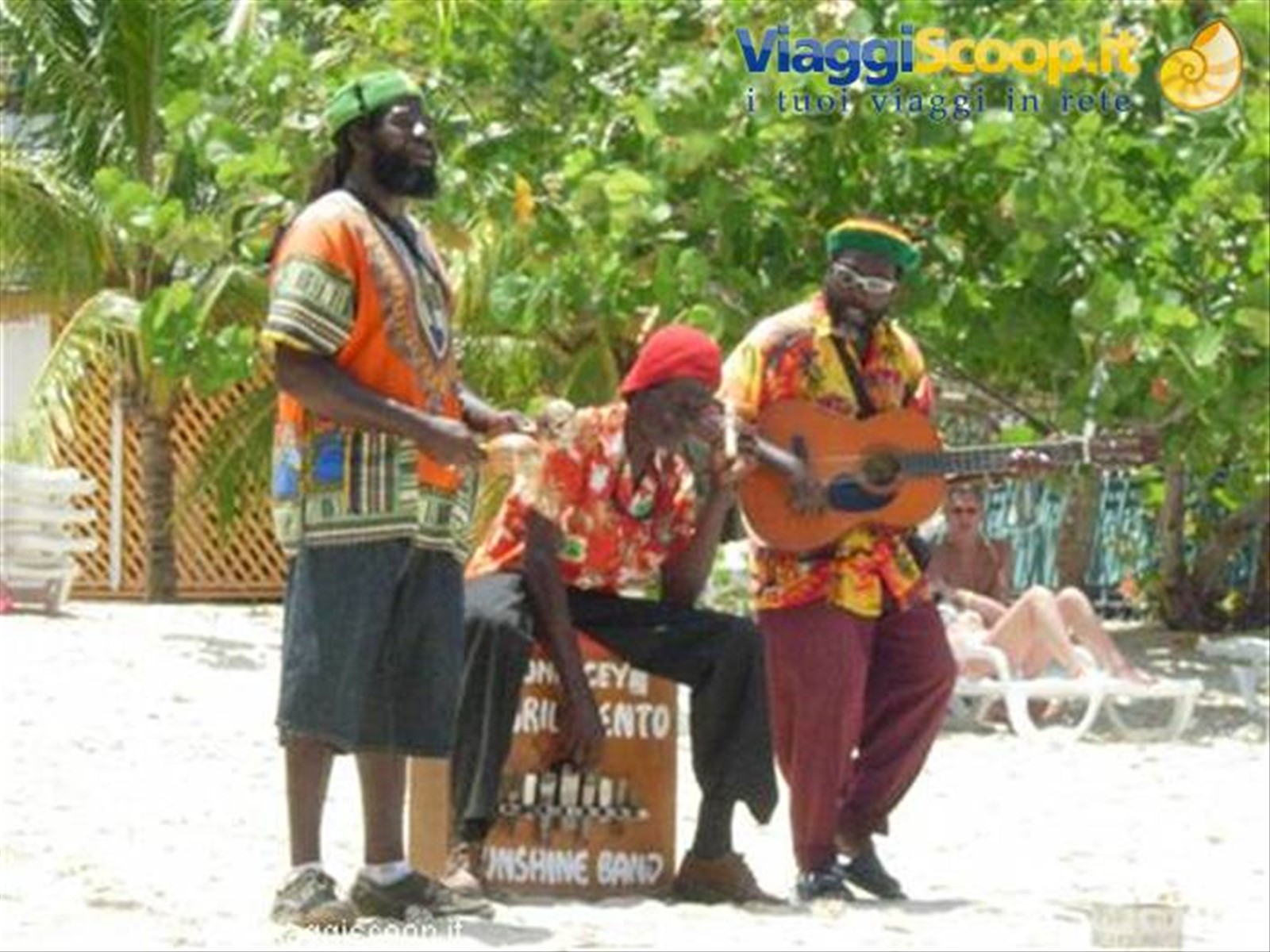 Reggae Band on the beach