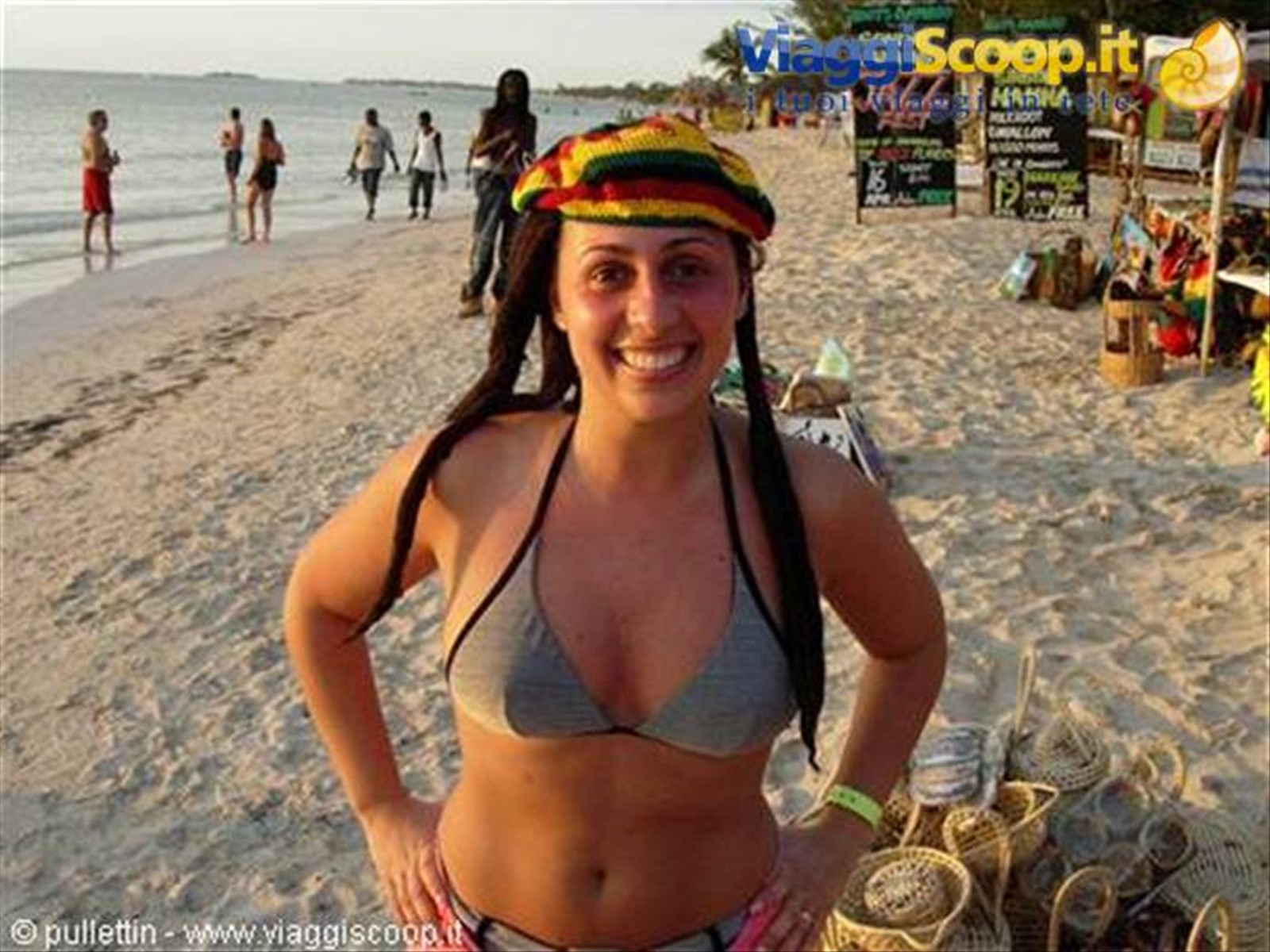 Pamela in versione "rasta"