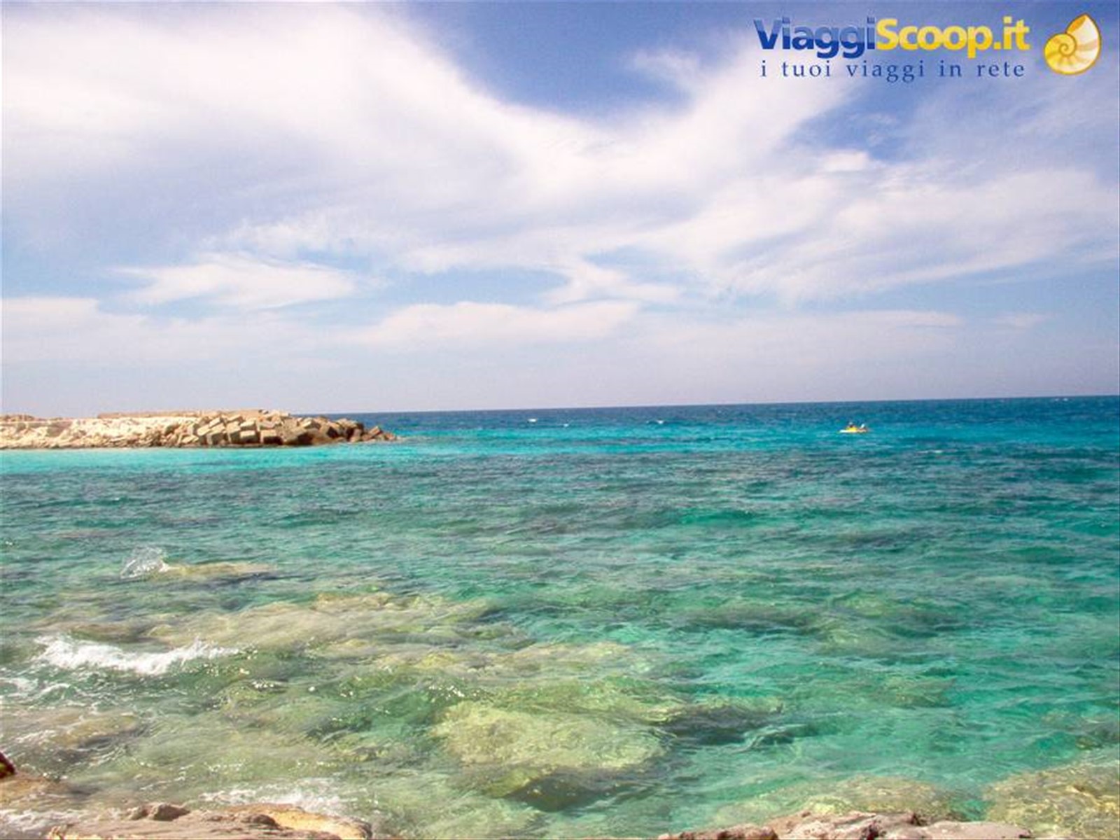 Il Mar Mediterraneo a El Alamein.
