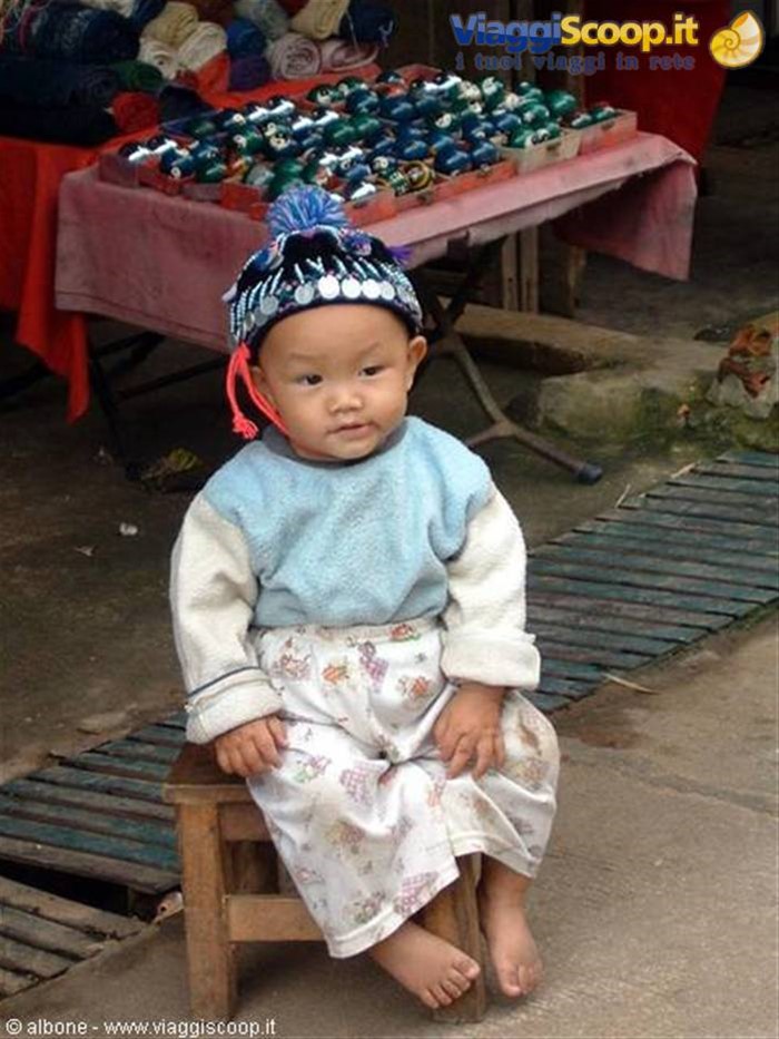 Chang Mai - Bambino Hmong