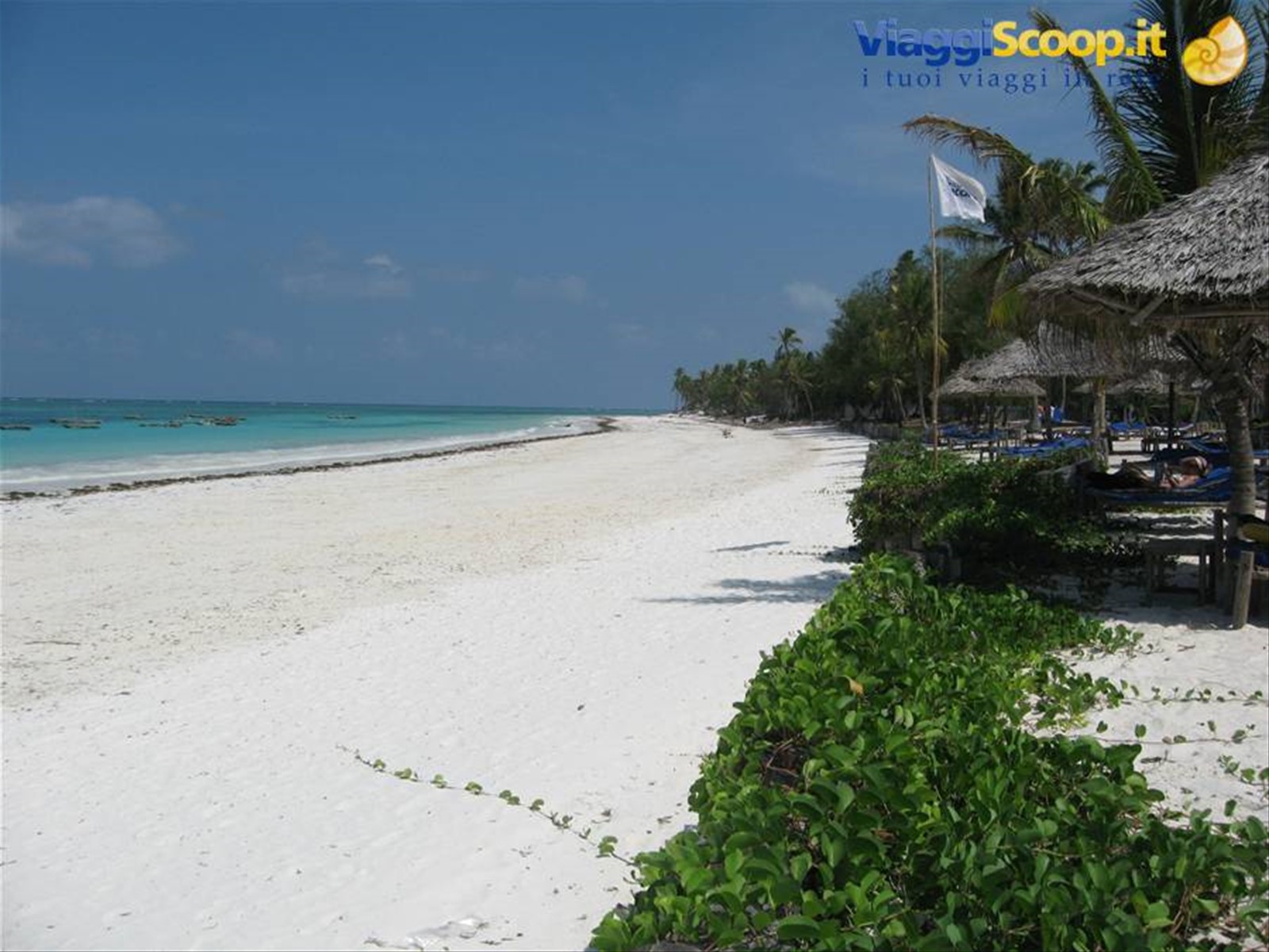 La spiaggia al Dongwe Village