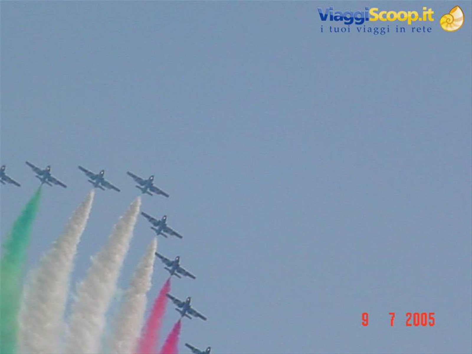 9 luglio 2005: frecce tricolori a Siracusa