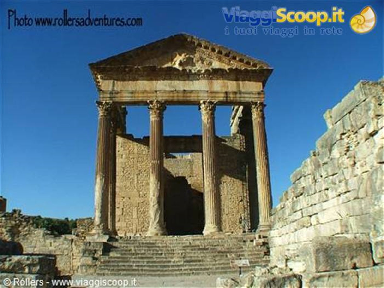 Dougga antica città romana in Tunisia