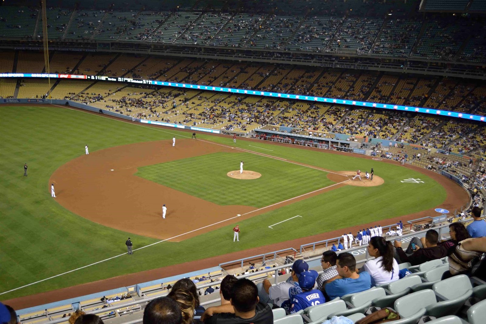Partita di baseball dei Los Angeles Dodgers