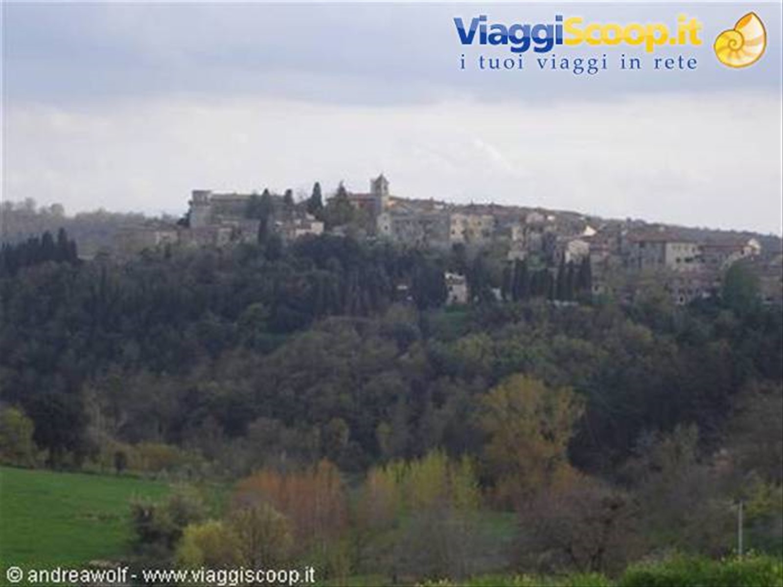 Vista del Borgo di Trequanda (SI)