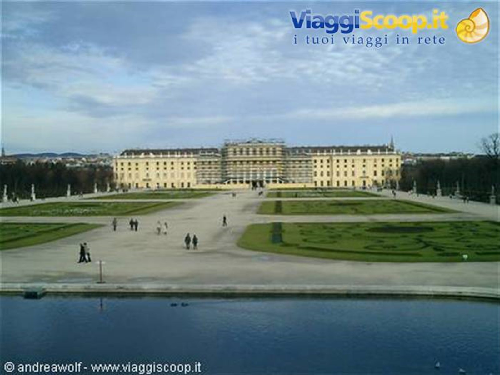 Schonbrunn. Vista dalla Gloriette che domina il palazzo