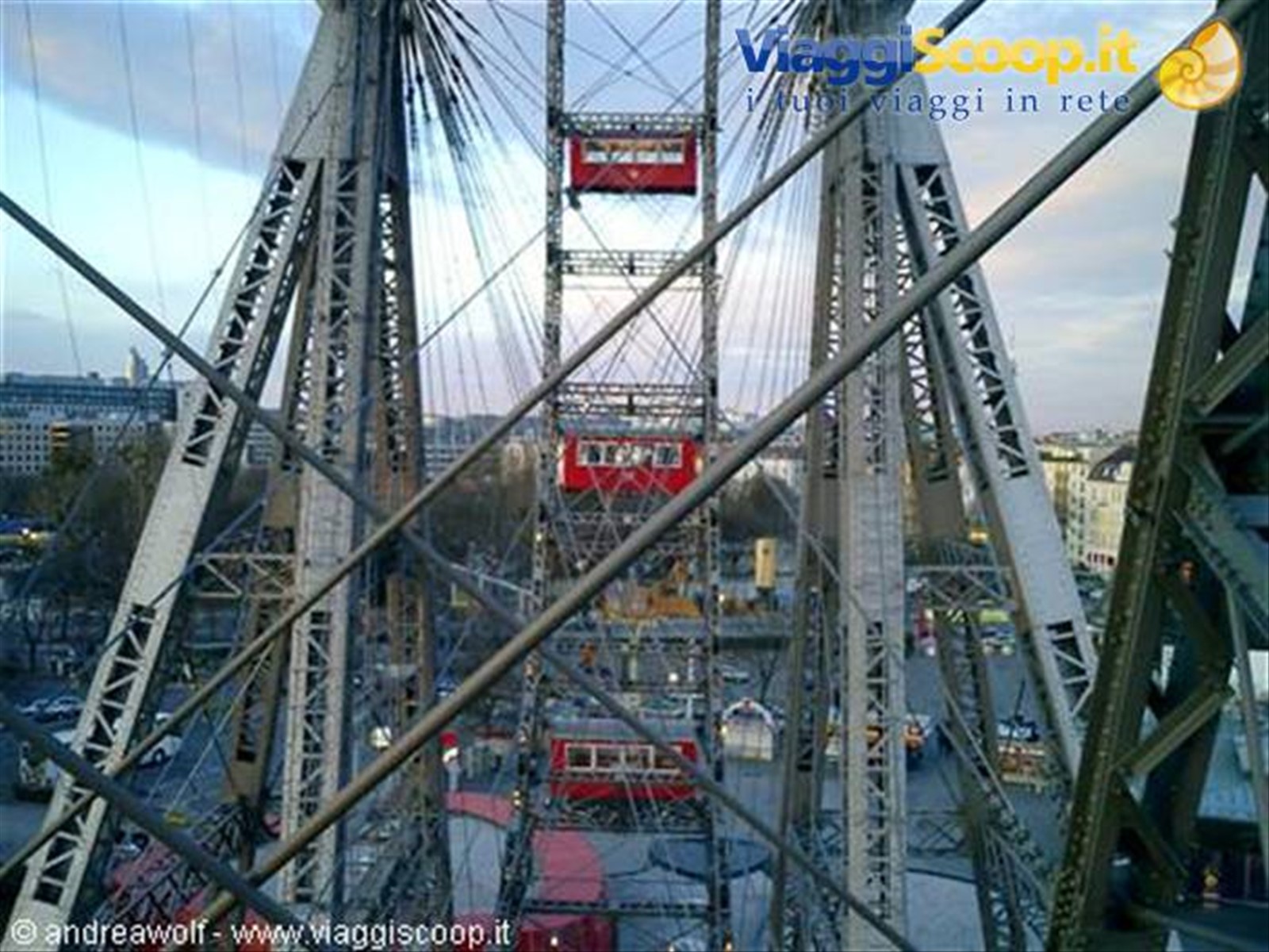 Ruota del Prater..vista da dentro!